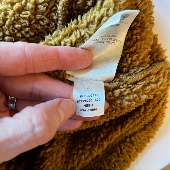 Patagonia Los Gatos 1/4 Zip Beech Brown High Pile Fleece Jacket Size Small - Picture 6 of 11